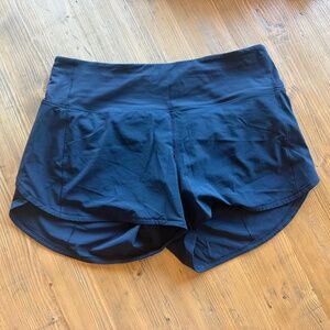Lululemon Speed Up High Rise 4" - Navy Blue - 10